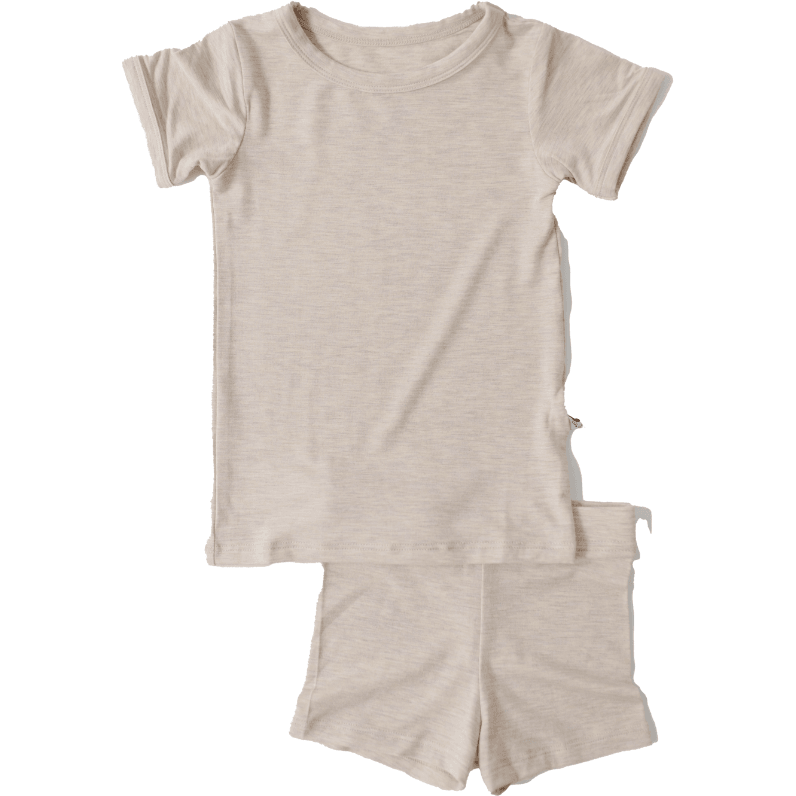 Short Sleeve Madison in Oatmeal - Coconut Pops