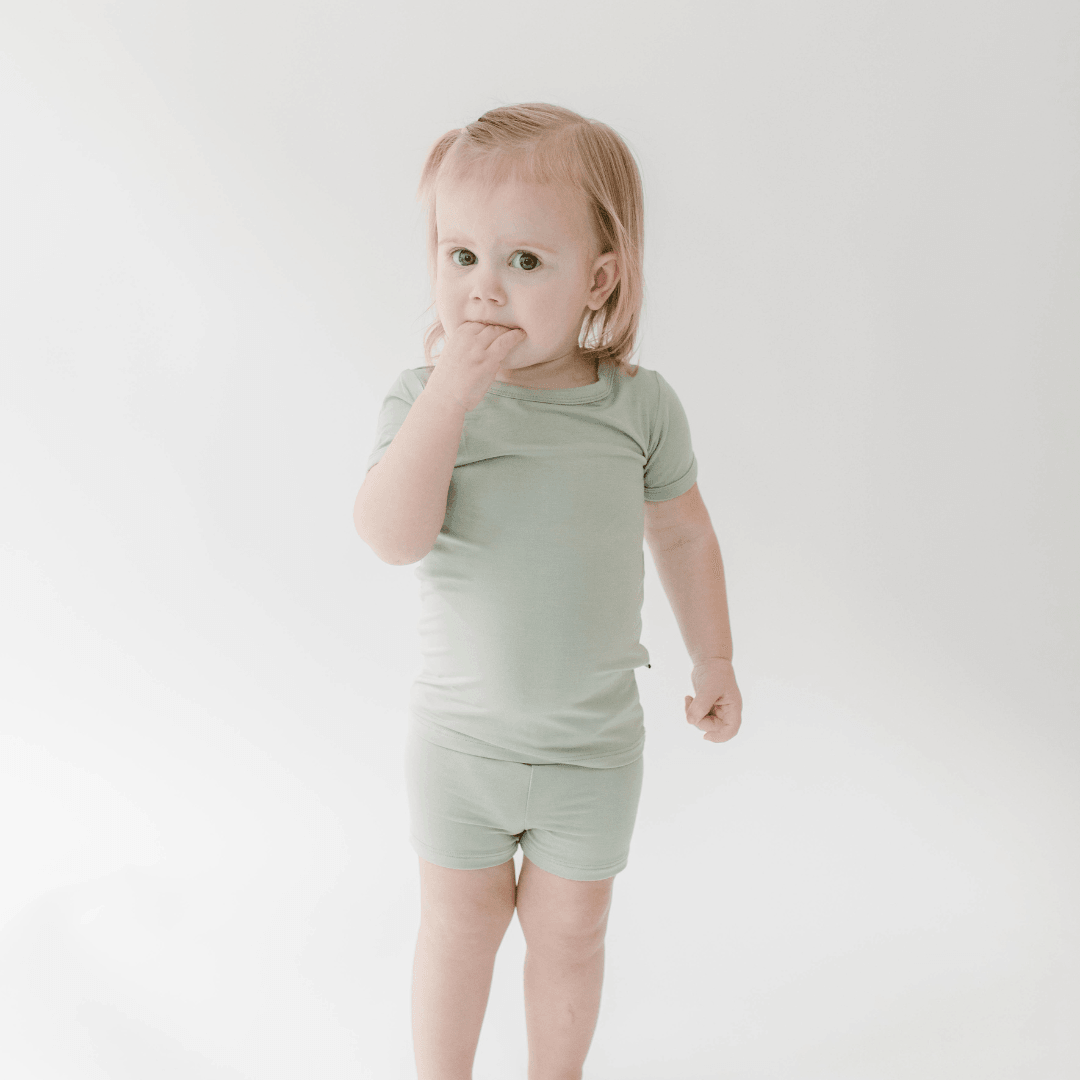 Short Sleeve Madison in Sage - Coconut Pops