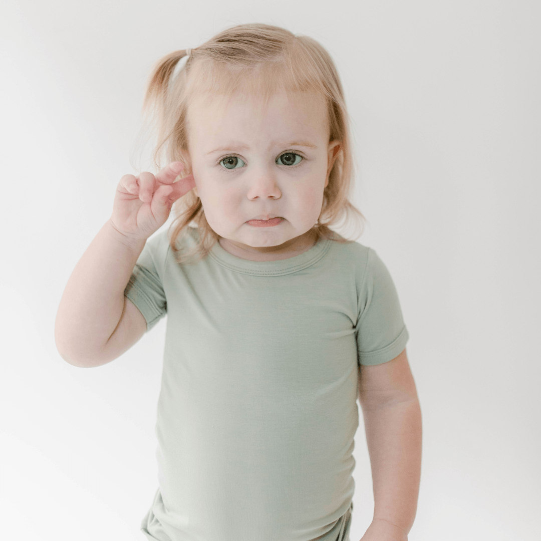 Short Sleeve Madison in Sage - Coconut Pops