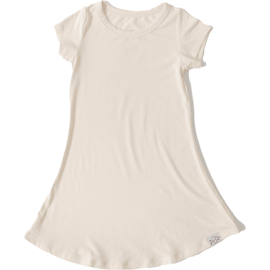 Short Sleeve Millie in Coconut Cream - Coconut Pops